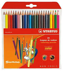 Shop with afterpay on eligible items. 24 X Stabilo Swano Colouring Pencils Includes Neon Colours Hexagonal Shape