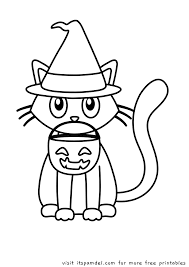 1) if you have javascript enabled you can click the print link in the top half of the page and it will automatically print the coloring page only and ignore the advertising and navigation at the top of the page. Free Printable Halloween Coloring Pages For Kids It S Pam Del