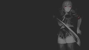 #anime #manga #bleach #ichigo kurosaki #anime wallpaper #rukia kuchiki #naruto uzumaki #hinata hyuga #ichiruki #naruhina #black and white wallpaper. Hd Wallpaper Anime Black White Women Dark Blades Sword Anime Girls Wallpaper Flare