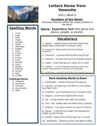 Positive words vocabulary list, positive words list, inspirational words, powerful power words, beautiful words, a to z of positive words, words to say, happy words, positive words a to z, good words that start with letter a to, best cool words, optimistic words, peaceful words, nice words list. Letters Home From Yosemite Reading Street 4th Grade By For The Love