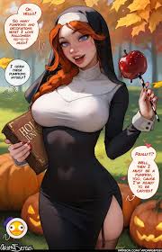 halloween, stardew valley, leah (stardew valley), aroma sensei, 1girls - R34  Vault