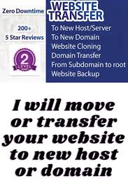 I Will Move Or Transfer Your Website To New Host Or Domain In 2020 Website Your Website Moving
