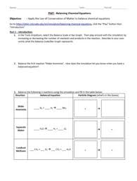 Maybe you would like to learn more about one of these? Phet Balance Equations Worksheets Teaching Resources Tpt
