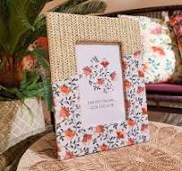 Cadre photo (10x15 cm) Fleuri Multicolore