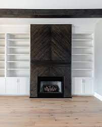 The ripped the existing out, and i did not shed a tear for that ugly ol' tile. Carrington Creek Homes Fort Smith And Chaffee Crossing Custom Homebuilder Shiplap Fireplace Home Fireplace Fireplace Remodel