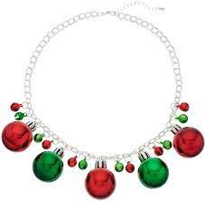 Christmas Ornament Statement Necklace Statement Necklace Necklace Christmas Ornaments