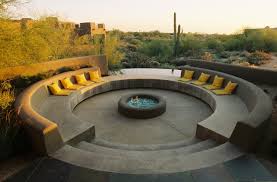 The burning area of this stylish fire pit measures 22.24 x 22.24 x 5.71 and its overall dimensions measure 30 x 30 x 22.83. Round Concrete Fire Pit Houzz