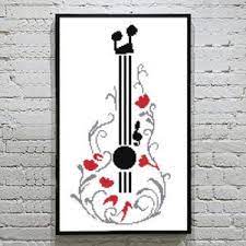 This fun and colorful pattern is the perfect project for combining 3 favorite hobbies into 1, cross stitch, crosswords, and swearing of course. Guitar Cross Stitch Fluffy Fuzzy Cross Stitch Geeky Cross Stitch Cross Stitch Music Free Cross Stitch Charts