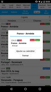 Programme complet du troisième tour des éliminatoires de la coupe du monde 2018 dans la zone afrique. Programme Tv Football For Android Apk Download