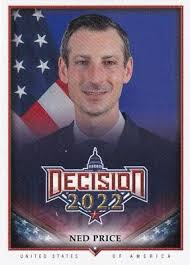 2022 Leaf Decision #184 Edward Price-Party: Democrat