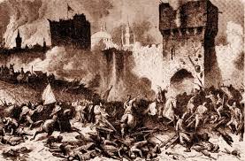 More meanings for πριν το ξημέρωμα (prin to ximéroma). Byzantinwn Istorika Trith 29 Maioy 1453 Treis Wres Prin To 3hmerwma Fall Of Constantinople Byzantine Empire Painting