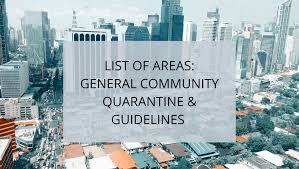 Humihirit din sila ng apat na milyong doses ng bakuna para maproteksiyunan ang kamaynilaan. Gcq General Community Quarantine Guidelines List Of Areas Newstogov