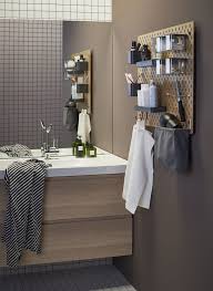 Ikea S New Skadis Pegboard Is Every Neat Freak S Dream Living In A Shoebox Ikea Bathroom Ikea Bathroom Accessories Ikea Pegboard