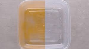 Removing blemishes from plastic can also be done by using chlorine bleach. How To Get The Orange Stains Out Of Your Plastic Tupperware 12 Tomatoes