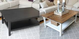 I notice a slight discolor in a few spots. Diy Farmhouse Coffee Table Chalk Paint Recipe Becca Bristow
