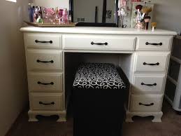 Here S The Makeup Vanity I Made A Couple Of Weekends Ago I Bought An Old Desk From Cra Apartment Decorating For Couples Exquisite Decor Master Bathroom Design