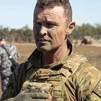 U.S. Air Force Tech. Sgt. Teddy Poole with the 81st