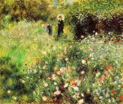 Frau errichtet riesiges kreuz im garten, aber das darf sie nicht eine düsseldorferin muss ein sieben meter hohes holzkreuz samt betonfundament aus ihrem garten entfernen. Renoir Frau Mit Sonnenschirm In Einem Garten Kunstdruck Leinwandbild