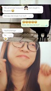 This makes me so touched and happy at the same time that I laughed so  loudly in a public restaurant when I read this ❤️🥲, I haven't seen this  girl for almost 5 weeks already! Their family were