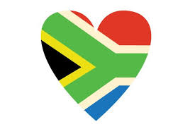 South Africa Heart Shape With Flag Design Affiliate Aff Heart Africa South Design