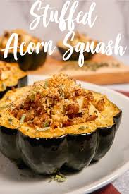 Stuffed Acorn Squash Girl With The Iron Cast Recipe In 2020 Sausage Stuffed Acorn Squash Acorn Squash Recipes Squash Recipes