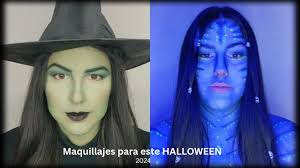IDEAS DE DISFRAZ PARA HALLOWEEN 2024 MAQUILLAJE PASO A PASO.