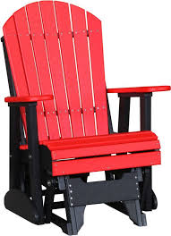 Luxcraft Recycled Plastic 2 Adirondack Glider Chair Lead Time To Ship 14 Weeks Outdoor Glider Chair Glider Chair Swivel Glider Chair