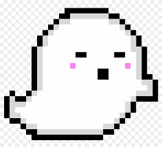Large medium small any size. Cute Ghost Cute Ghost Pixel Art Free Transparent Png Clipart Images Download
