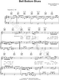 1 rhythm part and 2 lead guitars (that play in only the last measure). Derek The Dominos Bell Bottom Blues Sheet Music In C Major Download Print Sku Mn0081569