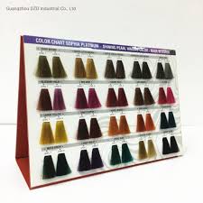 Hot Item Ice Cream Hair Color Swatch Chart