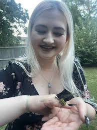 My daughter found this thirsty exhausted beautiful dragonfly