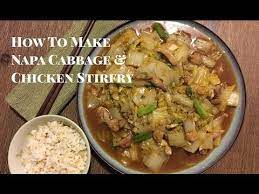 Easy Chinese Homecooking Napa Cabbage Paired With Chicken And Shaoxing Cooking Wine Is A Fast Dish To Cooking Wine Recipes Napa Cabbage Recipes Napa Cabbage