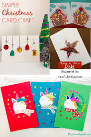 And if you're like us, we don't like spending money on cards when you can create something that will be cherished for many years. 30 Simple Christmas Cards Kids Can Make Crafts By Ria