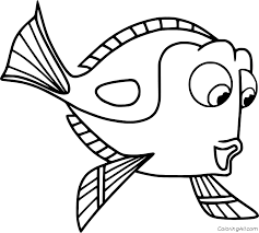 Maybe you would like to learn more about one of these? Simple Dory Coloring Page Coloringall