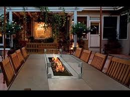 The firepit quickly lights by a match or lighter, creating hours of relaxing warmth from the fire. Gas Fire Pit Dining Table Youtube