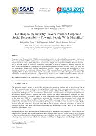 The hotel industry in malaysia is large. Pdf Do Hospitality Industry Players Practice Corporate Social Responsibility Towards People With Disability