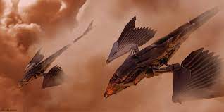 Artstation Dune Ornithopter Keyframe Michael Soong Dune Art Dune Drones Concept