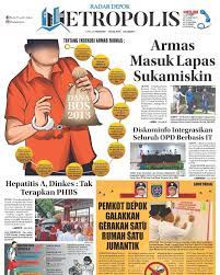 Koran Radar Depok Edisi Kamis 21 Radar Depok Update Facebook