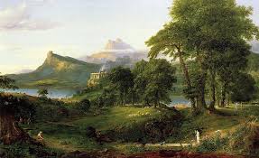 Painted Old Art New Skin Thomas Cole S The Course Of Empire The Arcadian Or Pastoral State The Course Of Empire Hudson River School Paintings Old Art