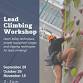 Lead Climbing Workshop event image