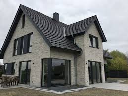 Verblender Klinker Verblender K410 Nf Klinker Fassade Grau Weiss Nuanciert Fassade Grau K410nf Klinker Nuanciert Clinker House Exterior Facade