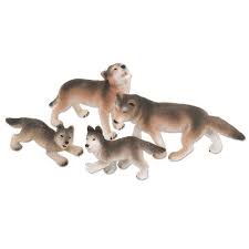 Eco Dome Wolf By Wild Republic 24 99 Set Of 2 Adults And 2 Cubs From The Eco Dome Wildlife Collection By Wild Repub Animals Animal Action Dangerous Animals