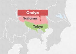 Map of saitama area hotels: Saitama Omiya Featured Destinations Jr East