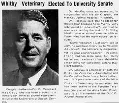 Whitby Free Press, 7 Oct 1971, p. 8 Dr MacKay