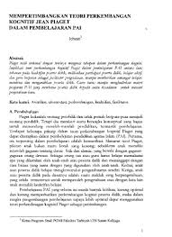 Text of tugas makalah teori kognitif.pdf. Jean Piaget Teori Perkembangan Kognitif Pdf