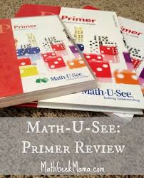 Math U See Primer Review Math U See Homeschool Math Curriculum Homeschool Math