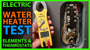We believe in helping you find the looking for something more? How To Check Electric Water Heater Elements Thermostats With Power On Off Youtube