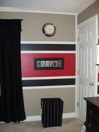 Black And Red Room Paint Chambre De Bebe Noir Rouge Et Blanc Blanc Chambre Rouge Boy Room Red Black And Grey Bedroom Bedroom Colors