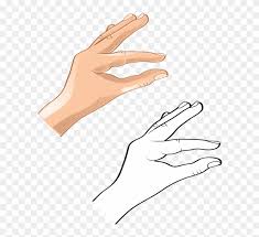 Gambar di atas merupakan gambar proveksi vektor v pada vektor u. Hands 9 Vector Model Gerakan Tangan Clipart 5678304 Pikpng