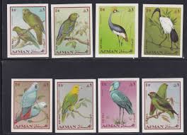 Bird supply of new hampshire store information: Ajman M394 404 Birds Complete Set Of Imperf Stamps Nh Stamp Birds Ajman
